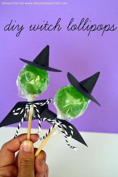 Chocolatier witch lollipop